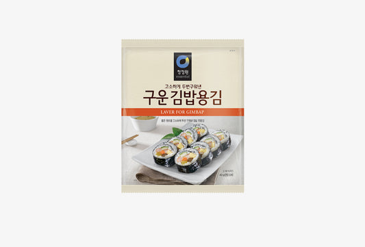 ROASTED SEAWEED LAVER SUSHI NORI 20SHT 청정원 구운 김밥용김(20매) 40g