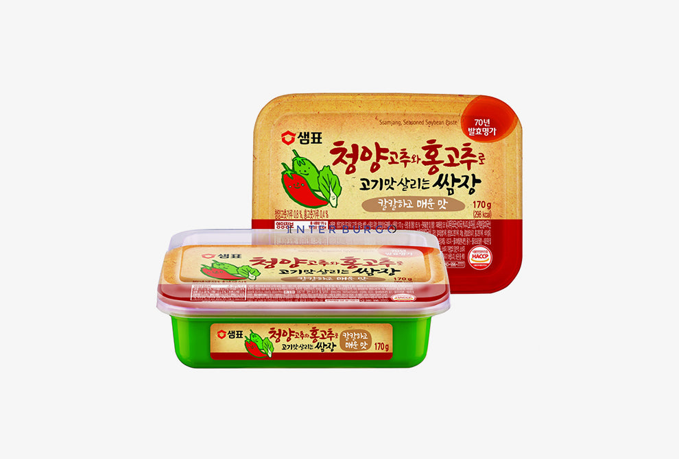 SEASONED SOYBEAN PASTE(SPICY) 청양&홍고추 고기맛 살리는 쌈장 170g