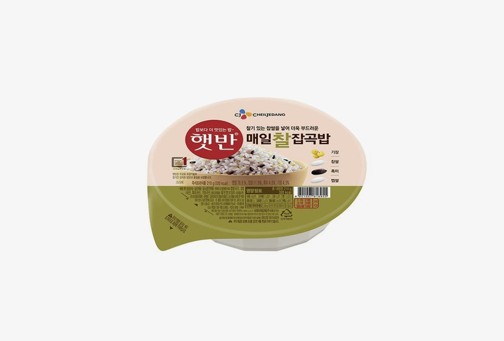 COOKED RICE(MIXED GRAIN & GLUTINOUS RICE) 햇반 (매일찰잡곡밥)