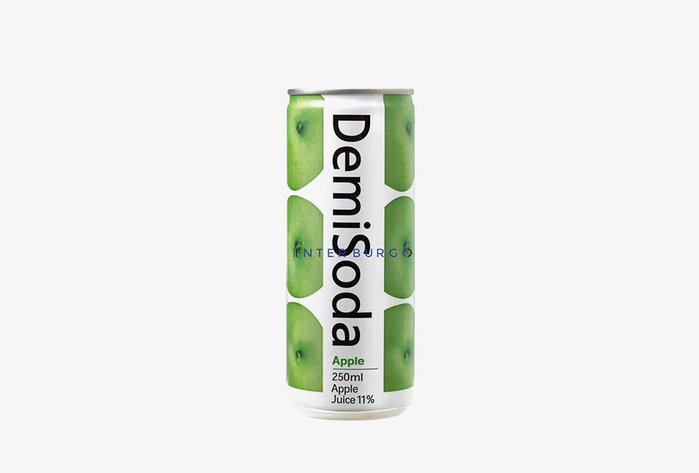 CARBONATED SOFT DRINK IN CAN (DEMISODA, APPLE) 데미소다 사과